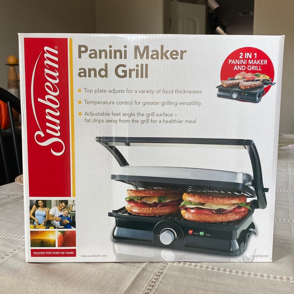Panini maker and grill